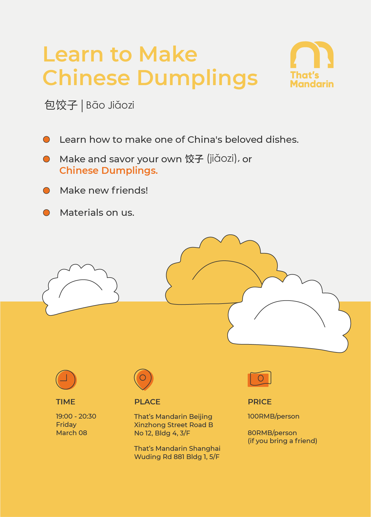 Chinese Dumplings | That's Mandarin Chinese Dumplings | That's Mandarin